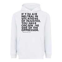 White human rights quote protest political Heavyweight Hoodie - longCreatives