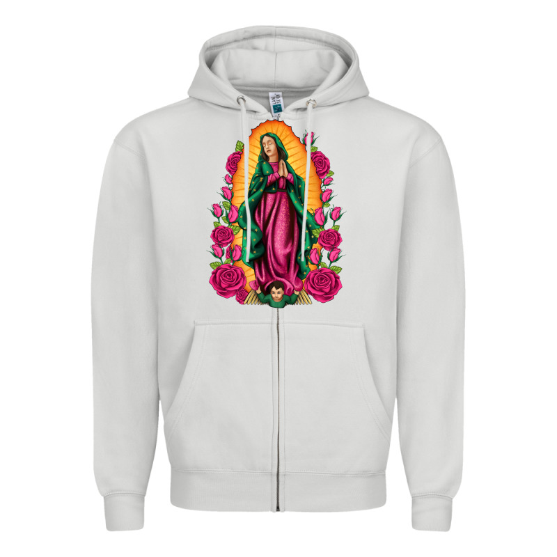 Our Lady Of Guadalupe Zipper Hoodie by Artiststas | Teevron