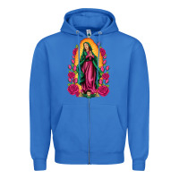 True Royal our lady of guadalupe Zipper Hoodie - Artiststas