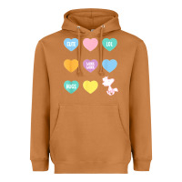 Meerkat peanuts valentine candy heart Heavyweight Hoodie - longCreatives