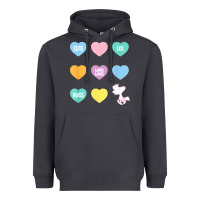 Smoke peanuts valentine candy heart Heavyweight Hoodie - longCreatives