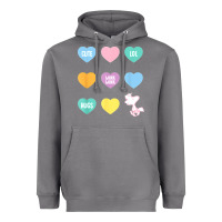 Storm peanuts valentine candy heart Heavyweight Hoodie - longCreatives