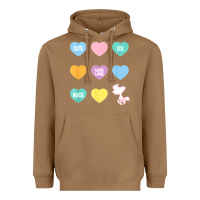 Toasted Coconut peanuts valentine candy heart Heavyweight Hoodie - longCreatives