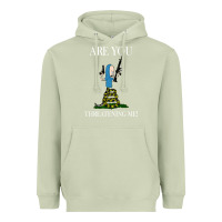 Matcha Are You Threatening Me Funny Cartoon Halloween Heavyweight Hoodie - longCreatives