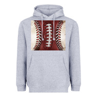 Heather Grey american football and baseball Heavyweight Hoodie - BarkalooDesign
