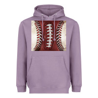Lavender american football and baseball Heavyweight Hoodie - BarkalooDesign