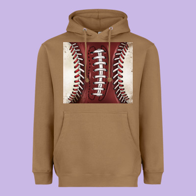 American Football And Baseball Heavyweight Hoodie Designed By Barkaloodesign