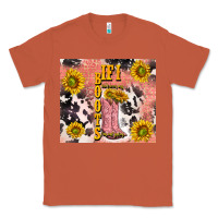 Copper cowgirl boots sunflower Classic Tee - TumblerDesignByShophia