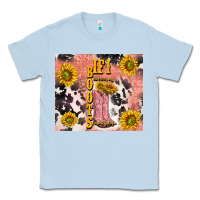 Dusty Blue cowgirl boots sunflower Classic Tee - TumblerDesignByShophia