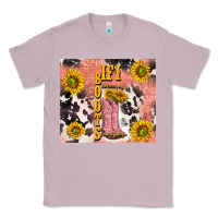Lilac cowgirl boots sunflower Classic Tee - TumblerDesignByShophia