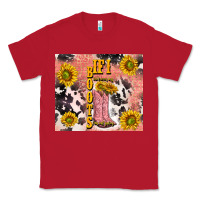 Red cowgirl boots sunflower Classic Tee - TumblerDesignByShophia