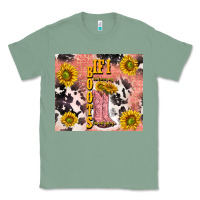 Sage cowgirl boots sunflower Classic Tee - TumblerDesignByShophia