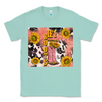 Seafoam cowgirl boots sunflower Classic Tee - TumblerDesignByShophia
