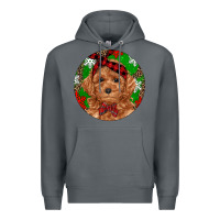 Rock Christmas Toy Poodle Premium Hoodie - RanaPortraitStore