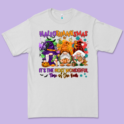 Hallothanksmas It's The Most Wonderful Time Of The Premium Tee Designed By Nancycooperartshop