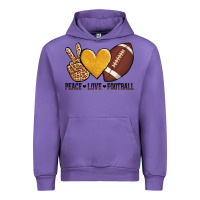 Tulip peace love football Urban Hoodie - AdoDesignShop