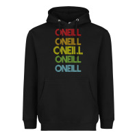 Black Oneill Name Heavyweight Hoodie - longCreatives