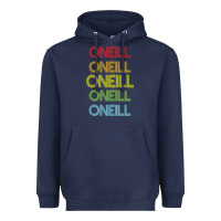 Navy Oneill Name Heavyweight Hoodie - longCreatives