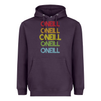 Plum Oneill Name Heavyweight Hoodie - longCreatives