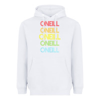 White Oneill Name Heavyweight Hoodie - longCreatives