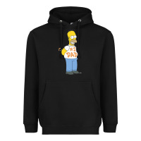 Black The Simpsons Homer Number 1 Dad Father's Day V2 Heavyweight Hoodie - longCreatives