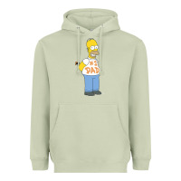 Matcha The Simpsons Homer Number 1 Dad Father's Day V2 Heavyweight Hoodie - longCreatives