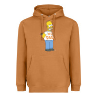 Meerkat The Simpsons Homer Number 1 Dad Father's Day V2 Heavyweight Hoodie - longCreatives