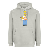 Moon Dust The Simpsons Homer Number 1 Dad Father's Day V2 Heavyweight Hoodie - longCreatives