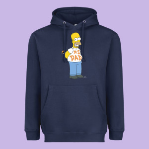 The Simpsons Homer Number 1 Dad Father's Day V2 Heavyweight Hoodie Designed By Longcreatives