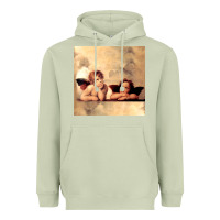Matcha angels gift raphael cupid cherubs art valentine angel Heavyweight Hoodie - longCreatives