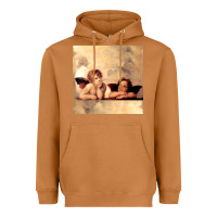 Meerkat angels gift raphael cupid cherubs art valentine angel Heavyweight Hoodie - longCreatives