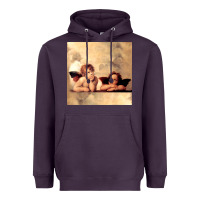 Plum angels gift raphael cupid cherubs art valentine angel Heavyweight Hoodie - longCreatives