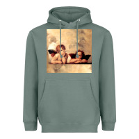 Sage angels gift raphael cupid cherubs art valentine angel Heavyweight Hoodie - longCreatives