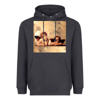 Smoke angels gift raphael cupid cherubs art valentine angel Heavyweight Hoodie - longCreatives