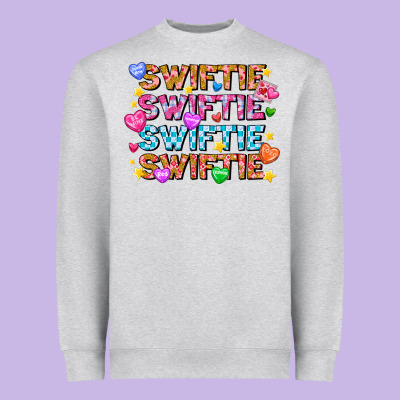 Swiftie Swiftie Valentines Heavyweight Sweatshirt Designed By Cowhidedigitalart