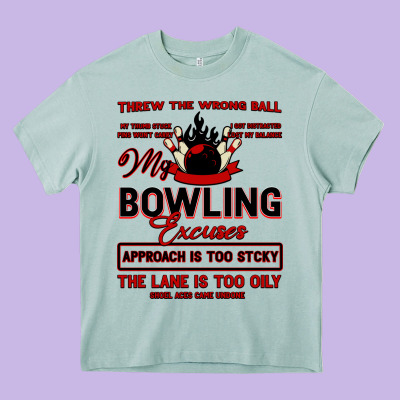 My Bowling Heavy Core Tee Designed By Bettercallsaul