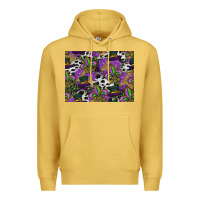 Antique Gold mardi gras celebration pattern Premium Hoodie - CowhideDigitalArt