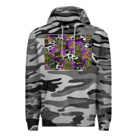 Slate Camo mardi gras celebration pattern Premium Hoodie - CowhideDigitalArt