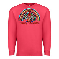 Cardinal merry christmas gnomes   rainbow Premium Sweatshirt - BarkalooDesign