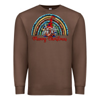 Chestnut merry christmas gnomes   rainbow Premium Sweatshirt - BarkalooDesign