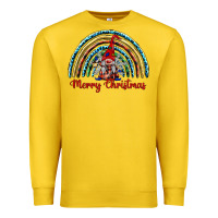 Lemon merry christmas gnomes   rainbow Premium Sweatshirt - BarkalooDesign