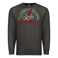 Smoke merry christmas gnomes   rainbow Premium Sweatshirt - BarkalooDesign
