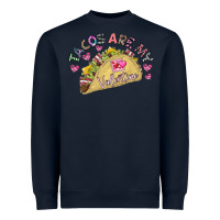 Navy Tacos Are My Valentine Heavyweight Sweatshirt - CowhideDigitalArt