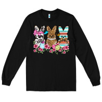 Black Western Easter peeps Long Sleeve Tee - OliviaCreatesArt