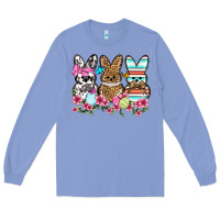 Colony Blue Western Easter peeps Long Sleeve Tee - OliviaCreatesArt