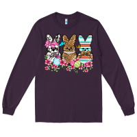 Plum Western Easter peeps Long Sleeve Tee - OliviaCreatesArt