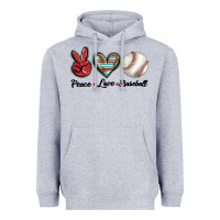 Heather Grey peace love west Heavyweight Hoodie - BarkalooDesign
