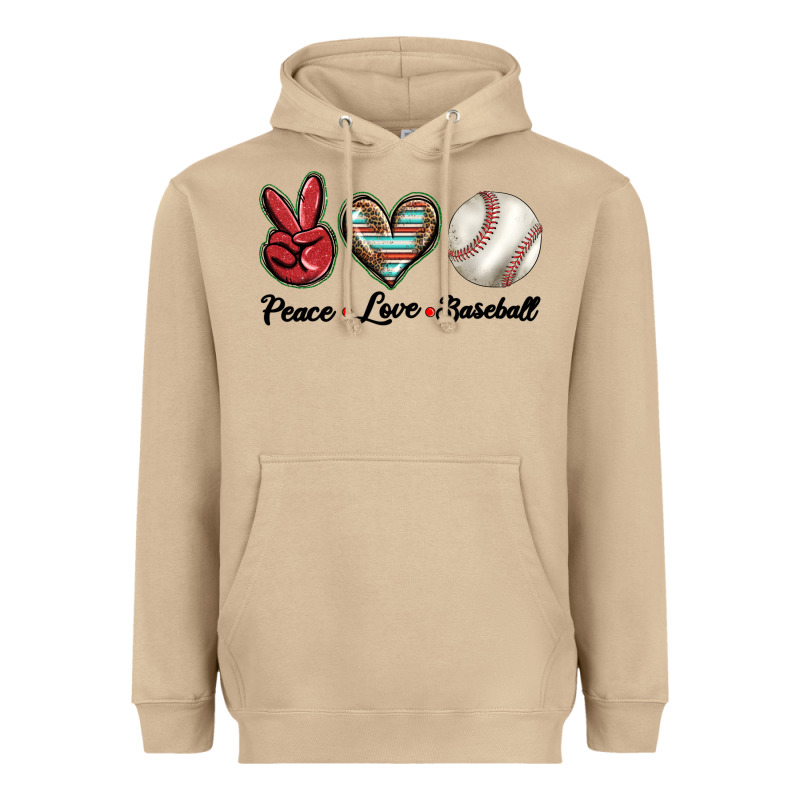 Peace Love West Heavyweight Hoodie by BarkalooDesign | Teevron