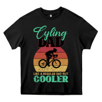 Black Mens Cycling Dad Bike Rider Cyclist Father s Day Gift Funny Heavy Core Tee - Bettercallsaul