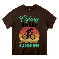 Chocolate Brown Mens Cycling Dad Bike Rider Cyclist Father s Day Gift Funny Heavy Core Tee - Bettercallsaul
